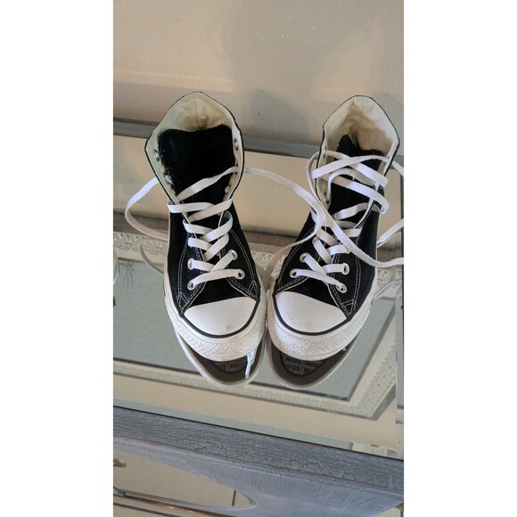 Converse Shoes - Converse Chuck Taylor All Star High Top Black Sneakers Women's Sz 7 Men 5